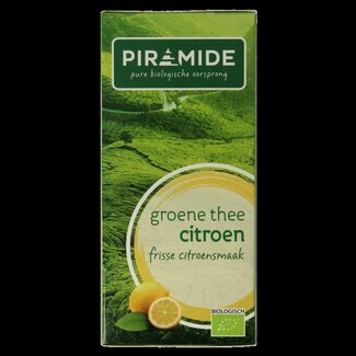 Piramide Piramide Groene thee met citroen eko bio 20 Zakjes