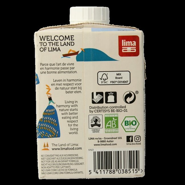 Lima Boisson au riz original bio 500 ml