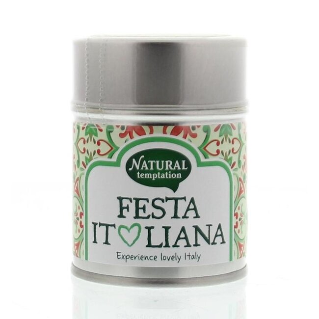 Natural Temptation Fiesta Italiana kruidenmix bio 30 Gram