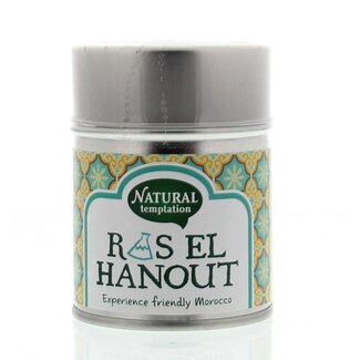 Natural Temptation Natural Temptation Ras el hanout kruiden bio 45 Gram