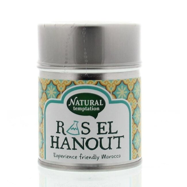 Natural Temptation Ras el hanout kruiden bio 45 Gram