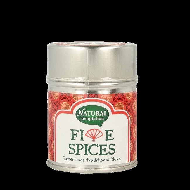 Natural Temptation Five spices blikje natural spices bio 50 Gram