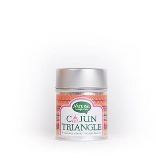 Natural Temptation Natural Temptation Cajun triangle blikje natural spices bio 50 Gram