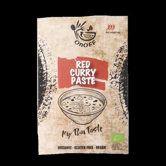 Onoff Pâte de curry rouge thaïlandaise bio Onoff 50 g