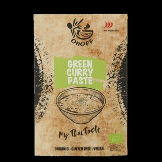 Onoff Onoff Thaise groene currypasta bio 50 Gram