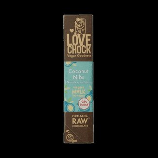Lovechock Lovechock M'lk coconut nibs bio 40 Gram
