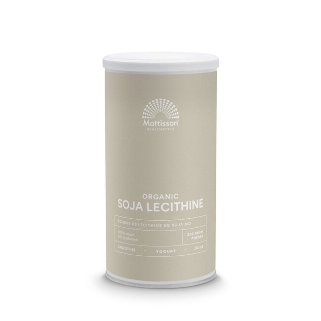Mattisson Soja lecithine poeder bio 200 Gram