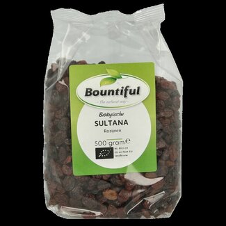 Bountiful Bountiful Sultana rozijnen bio 500 Gram