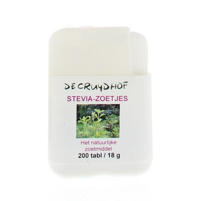 Cruydhof Stevia extract zoetjes dispenser  200 Tabletten