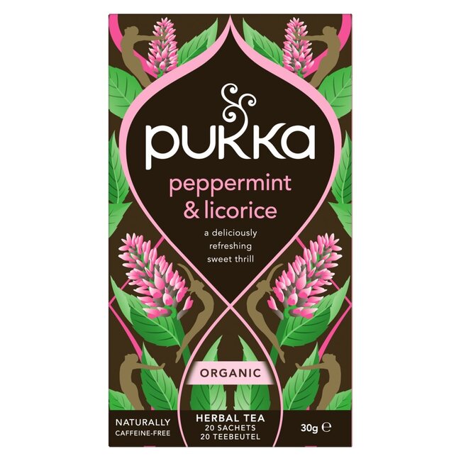 Pukka Peppermint & licorice herb bio 20 Zakjes