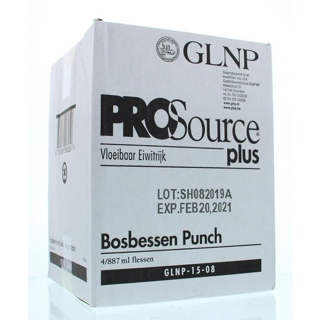 Prosource Plus bosbessen 887 ml 4 Stuks