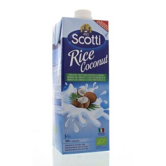 Riso Scotti Riso Scotti Rice drink coconut bio 1 Liter