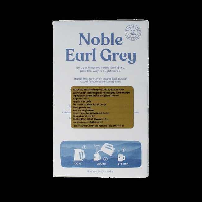 Dilmah Noble Earl Grey Bio 20 sachets