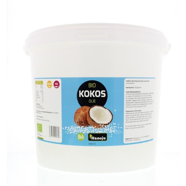 Kokosvet virgin emmer bio 5 Liter