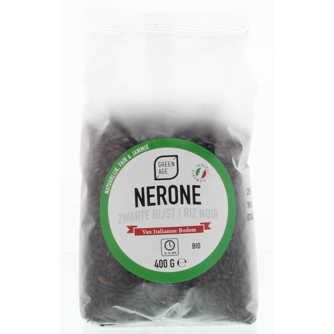 Greenage Zwarte rijst bio 400 Gram