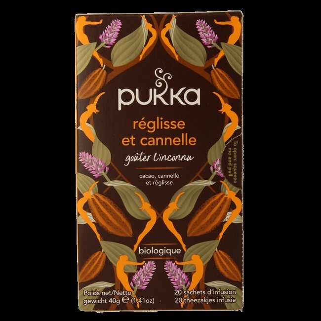Licorice & cinnamon thee bio 20 Zakjes