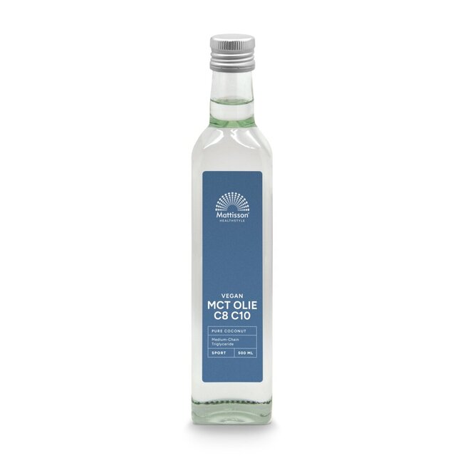Mattisson MCT olie coconut blend 60% caprylic acid 500 Milliliter