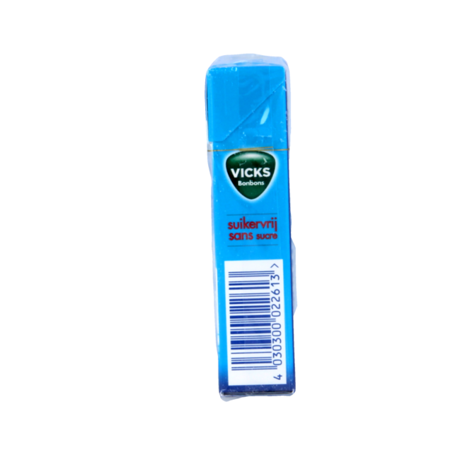 Vicks Blue menthol suikervrij box 40 Gram