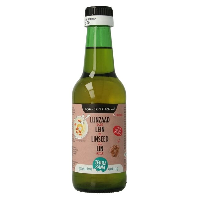 TerraSana Lijnzaadolie koudgeperst bio 250 Milliliter