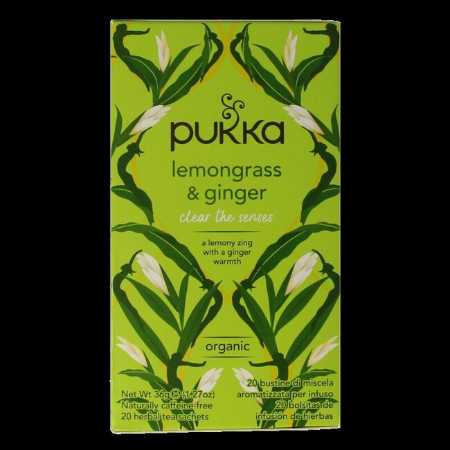 Pukka Lemongrass & ginger thee bio 20 Zakjes