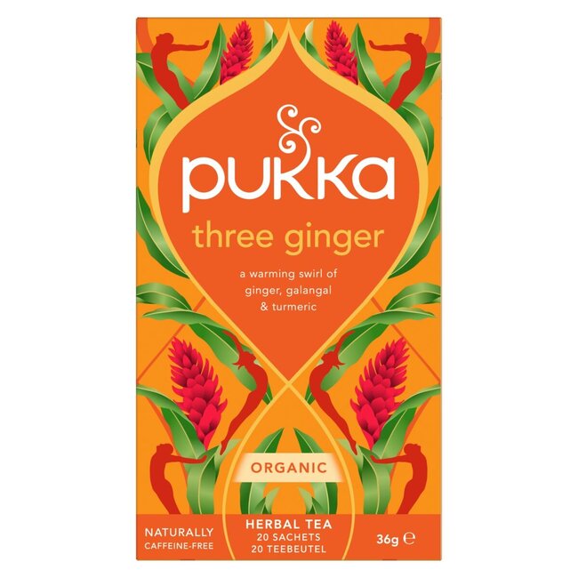 Pukka Three ginger bio 20 Zakjes
