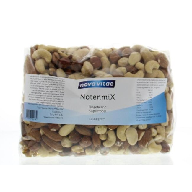 Nova Vitae Notenmix Ongebrand 1 Kilogram