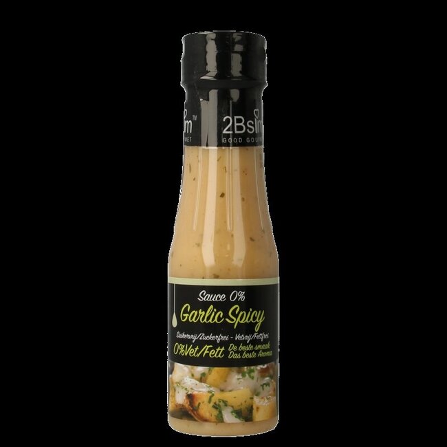 2bslim Knoflooksaus spicy 250 Milliliter