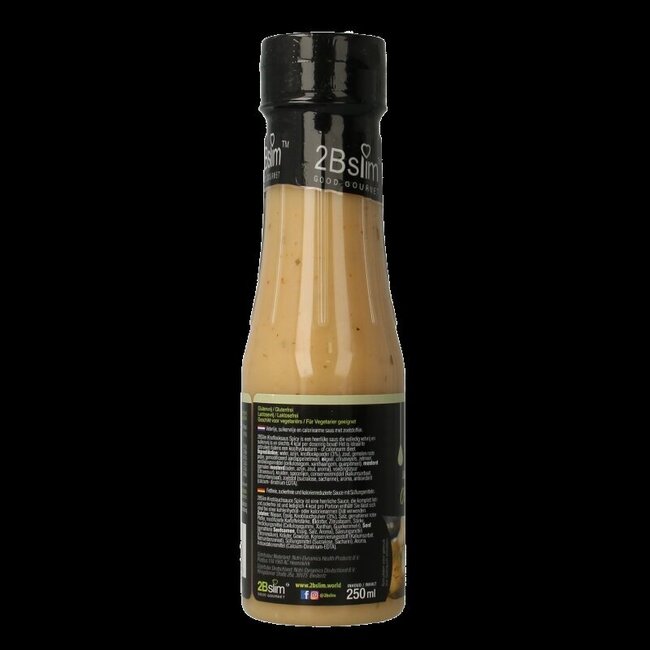 2bslim Sauce à l'ail épicée 250 Millilitres