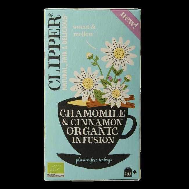 Clipper Chamomile & cinnamon organic infusion bio 20 Zakjes