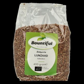 Bountiful Bountiful Lijnzaad gebroken bio 400 Gram