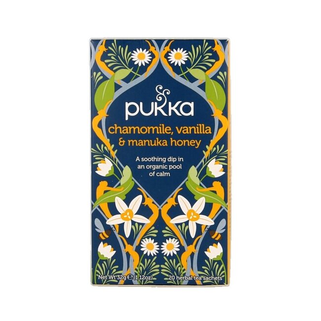 Pukka Chamomile vanille/manuka honing bio 20 Zakjes
