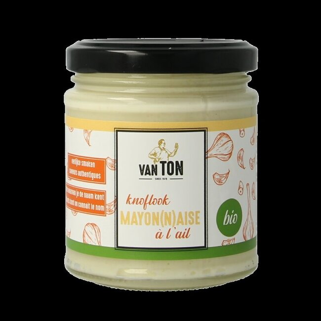 Mayonaise knoflook bio 160 Gram