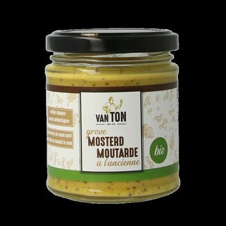 Van Ton Van Ton Mosterd grof bio 170 Gram