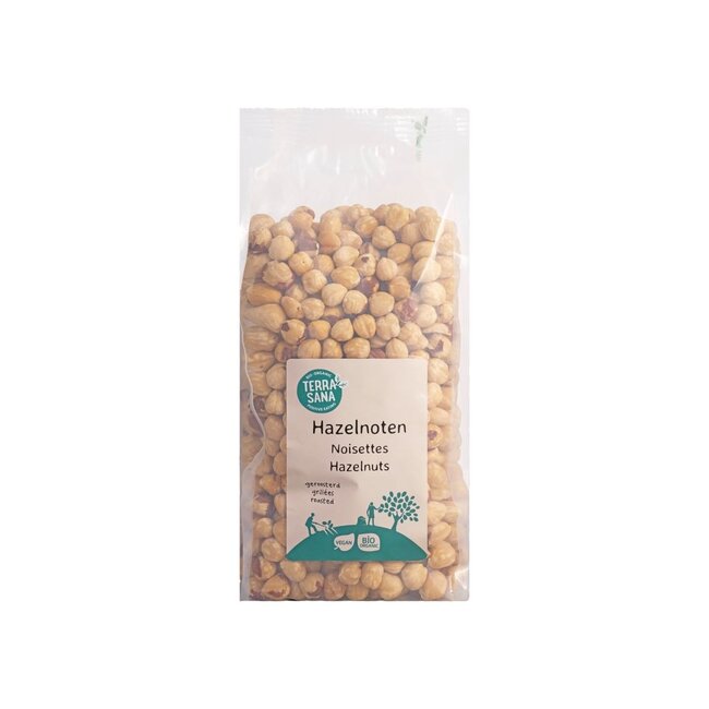 TerraSana Hazelnoten geroosterd bio 800 Gram