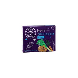 Your Organic Nature Your Organic Nature Heldere groentebouillon zoutarm bio 60 Gram