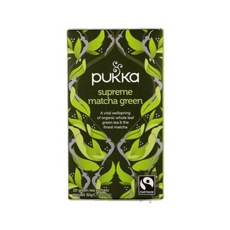 Pukka Pukka Supreme matcha green tea bio 20 Zakjes