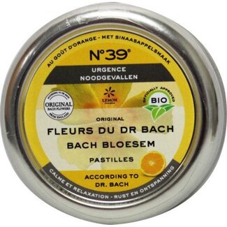 Bach Bloesem Bach Bloesem Bach bloesems pastille nr. 39 noodgevallen bio  45 Gram