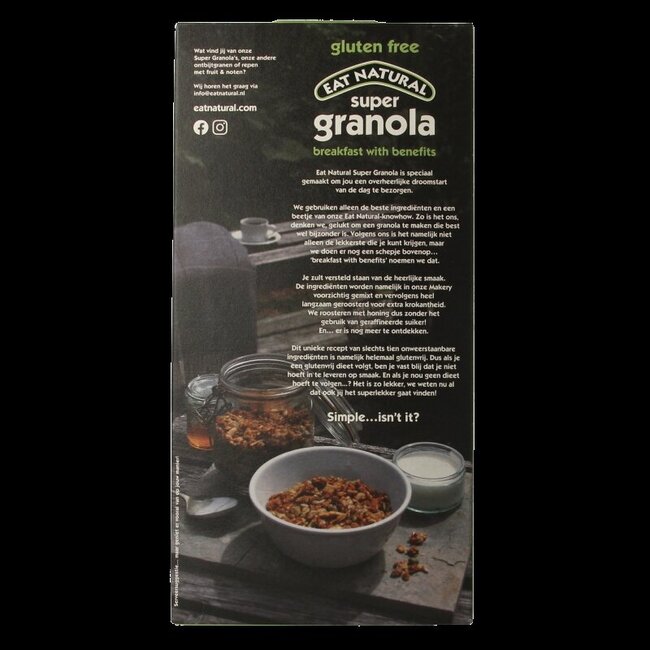 Eat Natural Granola sarrasin 400 Grammes