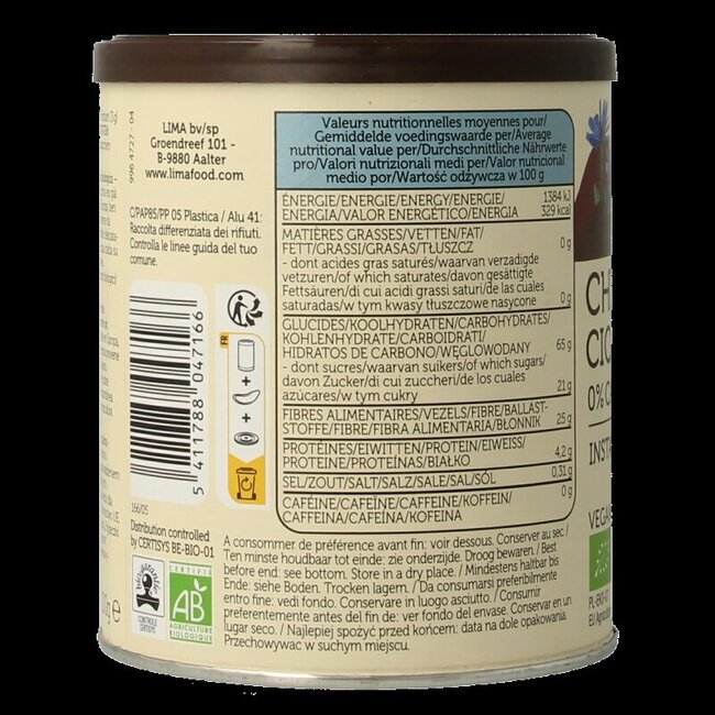 Lima Chicorée instantanée originale bio 100 g