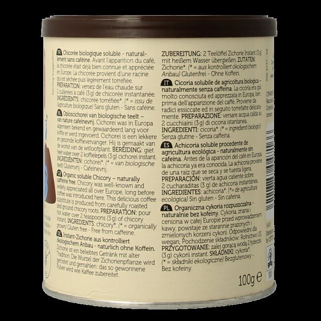 Lima Chicorée instantanée originale bio 100 g