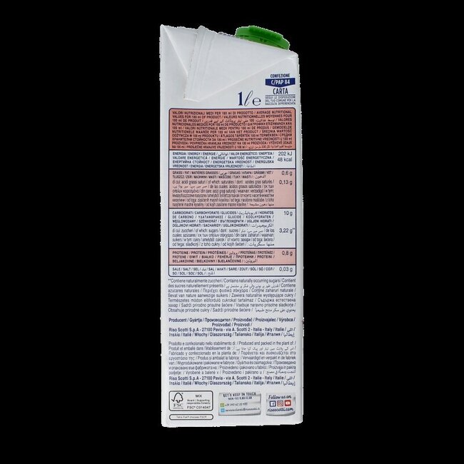 Boisson à l'avoine bio Riso Scotti 1 Litre