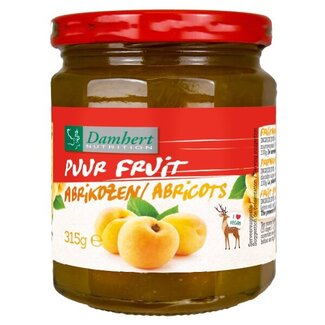 Damhert Damhert Puur fruit confiture d'abricots 315 g