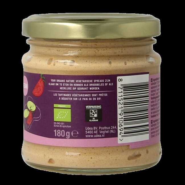 Your Organic Nature Sandwichspread aubergine bio 180 Gram