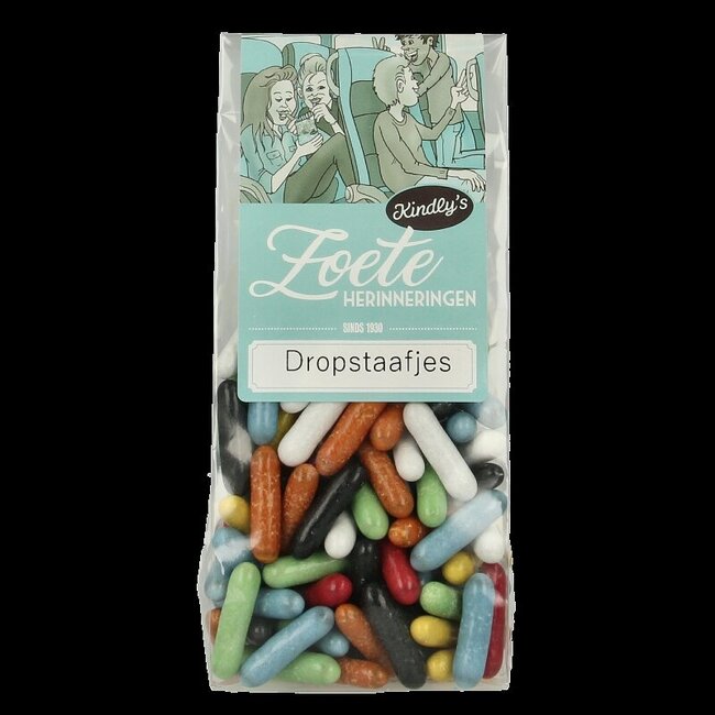 Dropstaafjes zoete herinneringen 170 Gram
