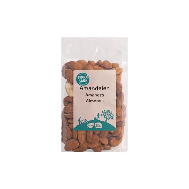 RAW Amandelen bruin bio 225 Gram