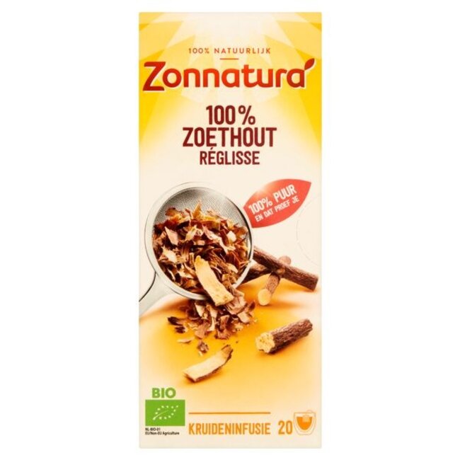 Zonnatura Zoethout thee bio 20 Zakjes
