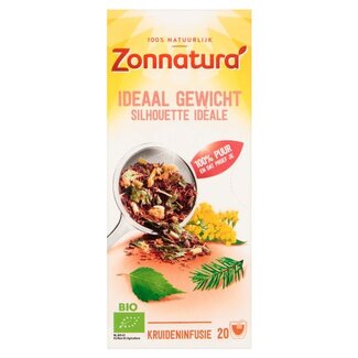 Zonnatura Zonnatura Ideaalgewicht thee bio 20 Zakjes