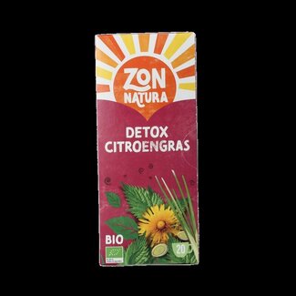 Zonnatura Zonnatura Detox citroengras bio 20 Zakjes