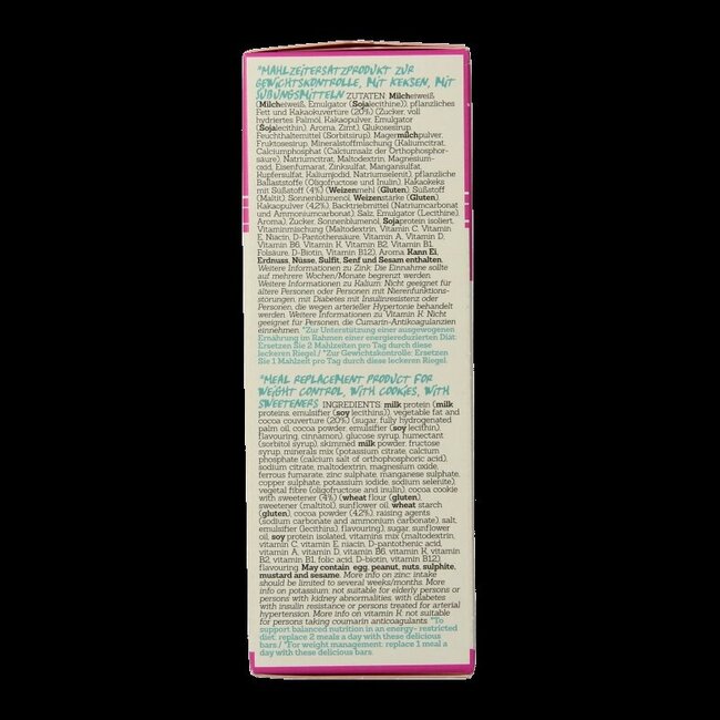 Damhert Slim barres repas chocolat 240 g