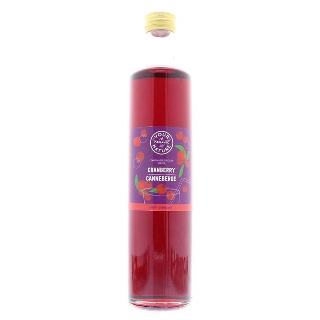 Your Organic Nature Cranberry siroop bio 500 Milliliter